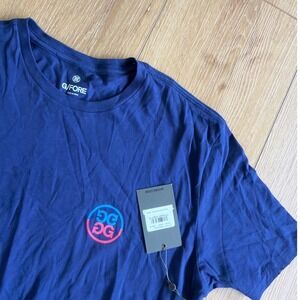 G/FORE Mens Shut Your Face Graphic T-Shirt Blue NWT size medium